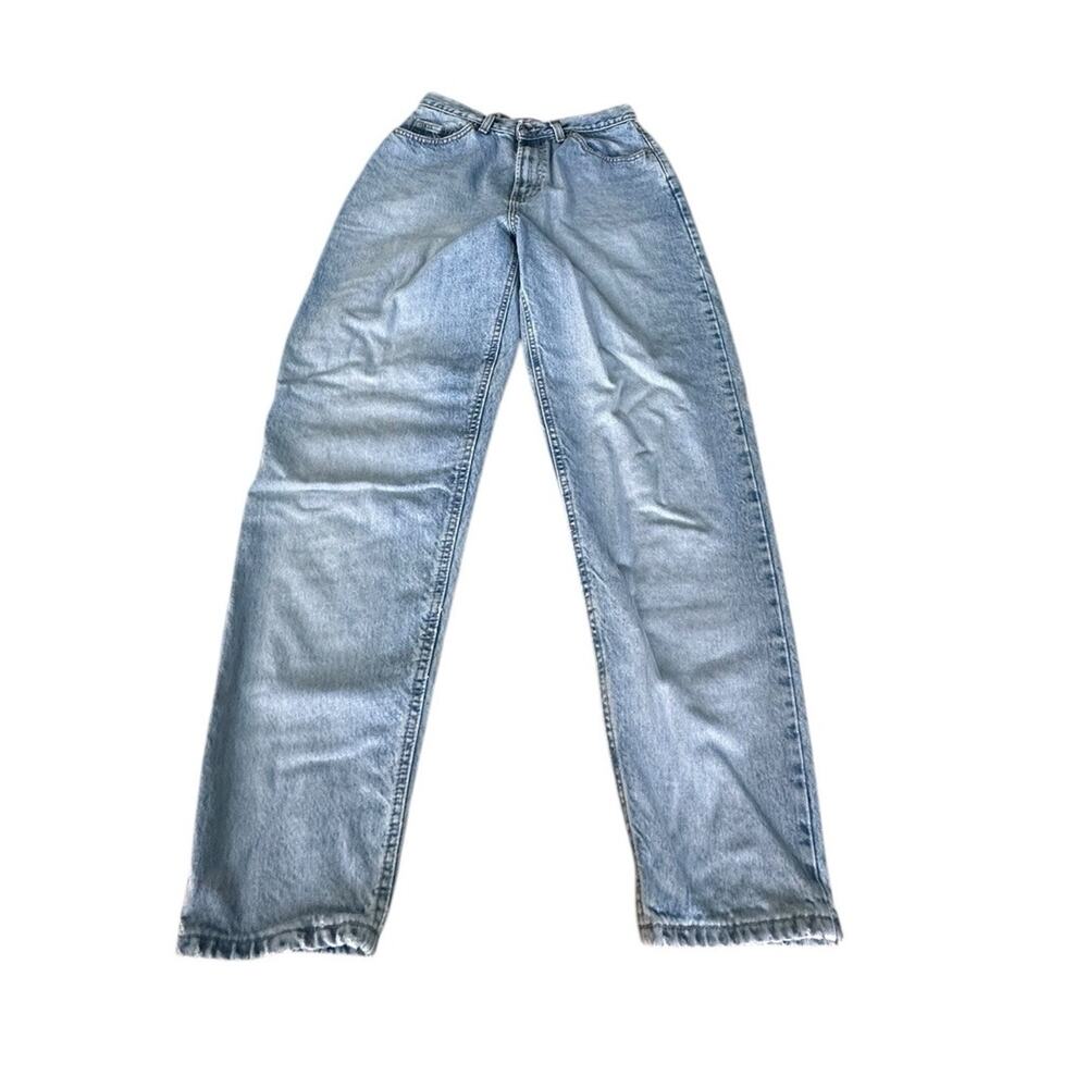 Vintage Gap Reverse Fit Jeans Womens 10 Blue Denim Baggy Tapered 90s 27x27